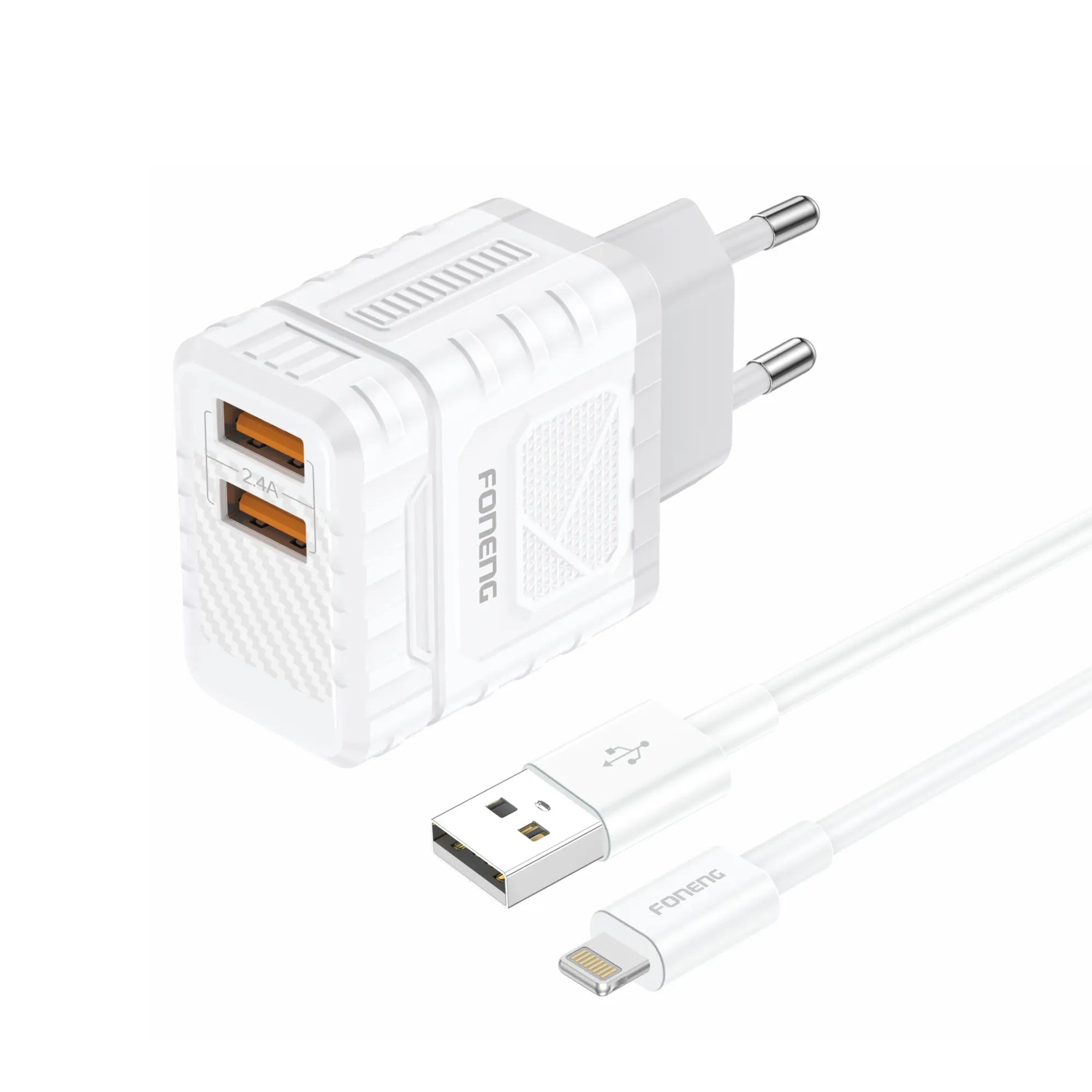 EU57 USB-A 2-poarte oplader (2.4A)