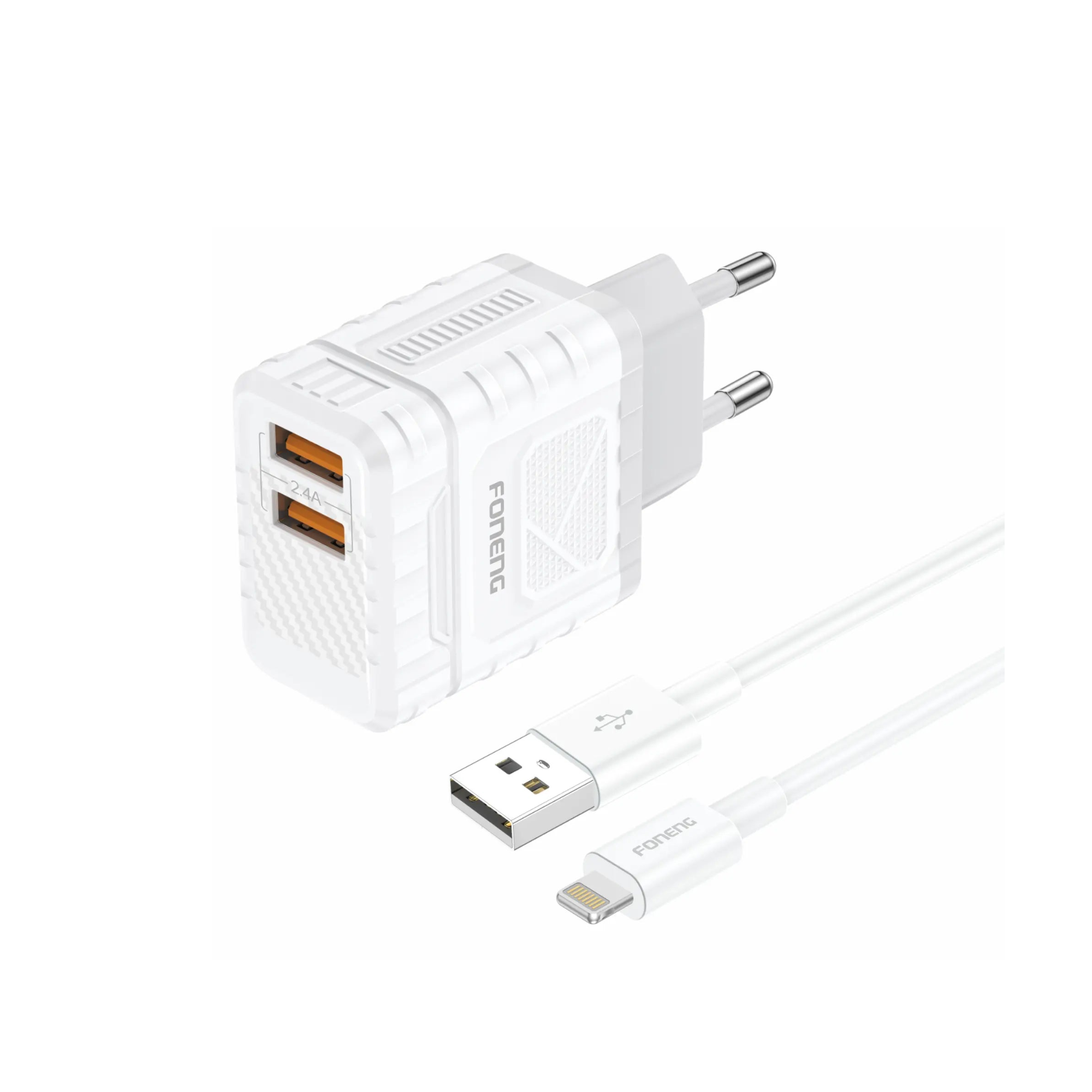 EU57 USB-A 2-port charger (2.4A)