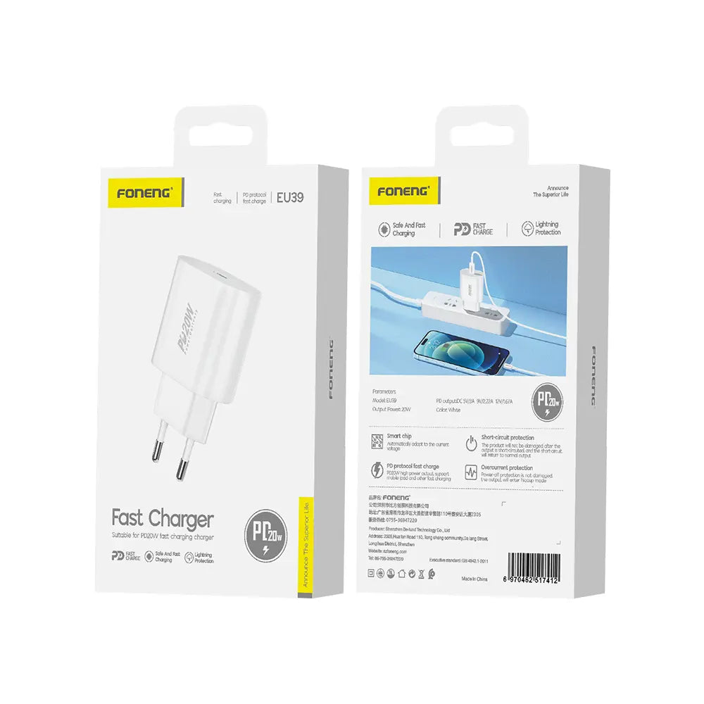 Foneng EU64 Single USB Fast Charger