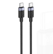 X115 1M Braided Cable with Metal Head (60W / 27W / 18W / 2.1A)