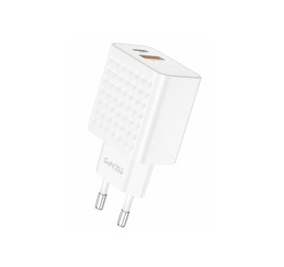GaN EU42 A+C 2-Port Fast Charger (20W)