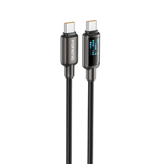 Cable trenzado X117 Flowing Light de aleación de zinc de 1.2 m