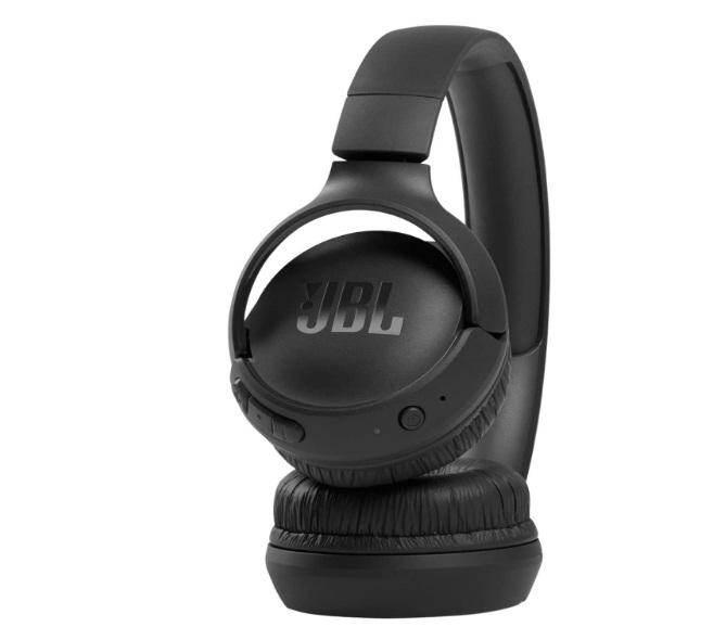 JBL Tune 510BT Wireless On-Ear Headphones with Purebass Sound – Black